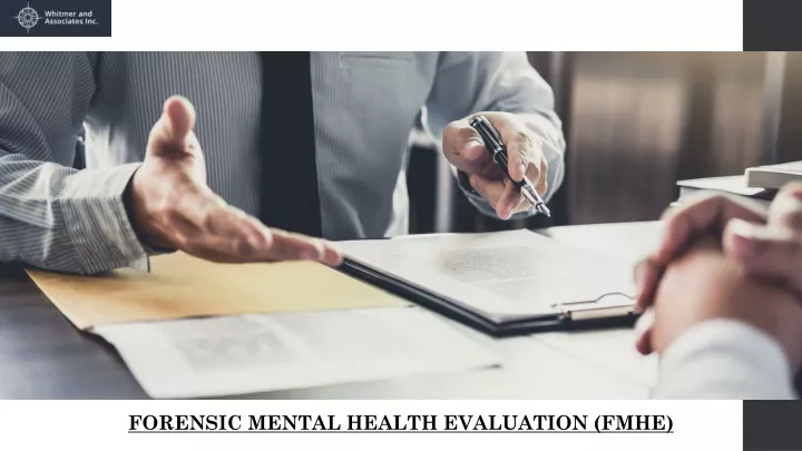 forensic mental health evaluation fmhe