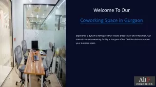 coworking space in gurgaon