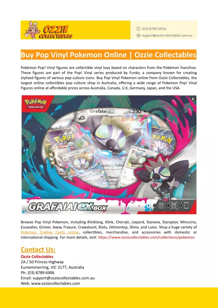 buy pop vinyl pokemon online ozzie collectables