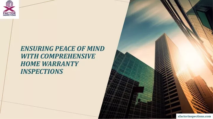 ensuring peace of mind with comprehensive home