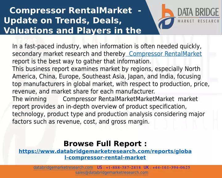 compressor rentalmarket update on trends deals