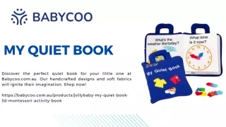 My Quiet Book | Babycoo.com.au