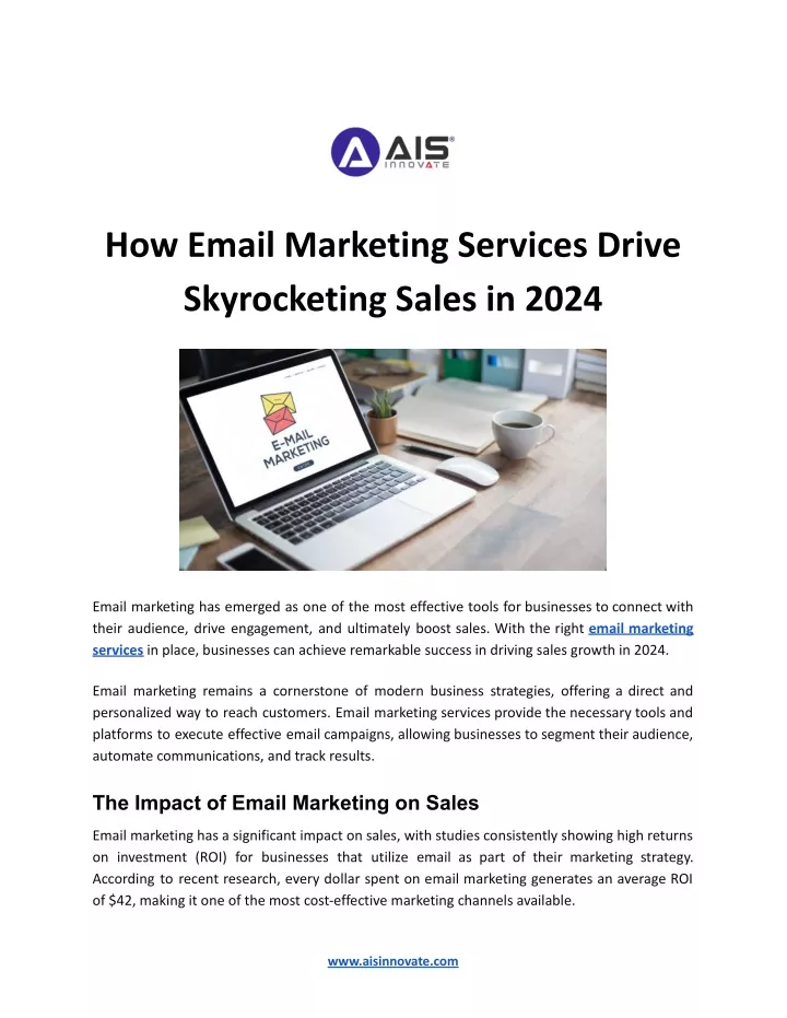 how email marketing services drive skyrocketing