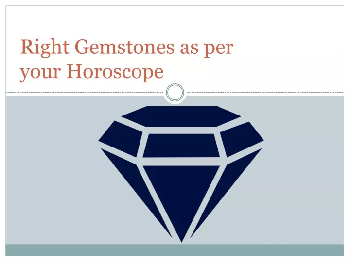right gemstones as per your horoscope