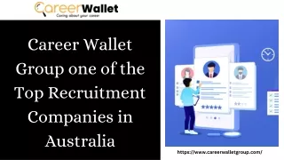 Career Wallet Group one of the Top Recruitment Companies in Australia