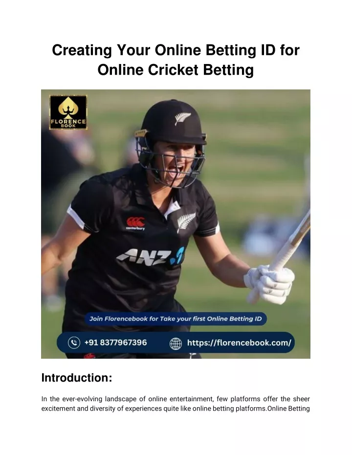 creating your online betting id for online