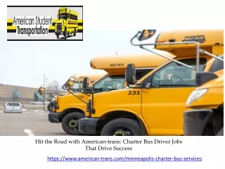 Hit the Road with American-trans Charter Bus Driver Jobs That Drive Success
