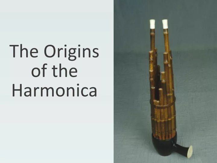 the origins of the harmonica