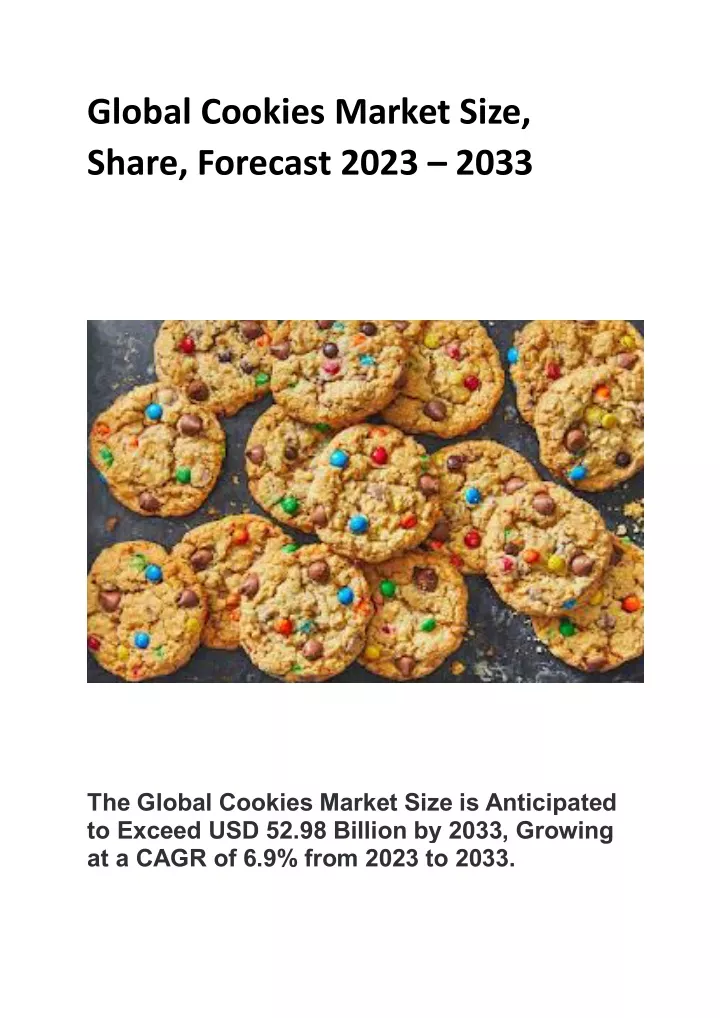 global cookies market size share forecast 2023