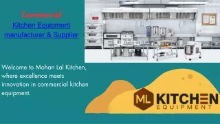 Top-Quality Commercial Kitchen Equipments | Find Your Essentials Here