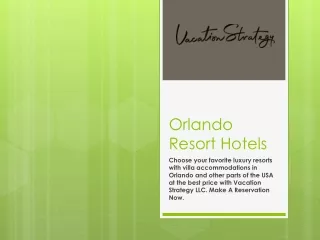 Orlando Resort Hotels