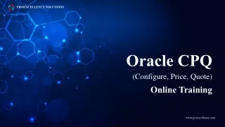 Master Oracle CPQ: Online Training for Certification Success