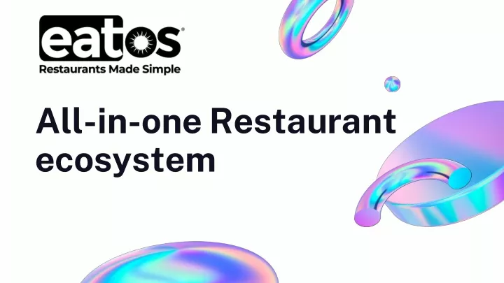 all in one restaurant ecosystem