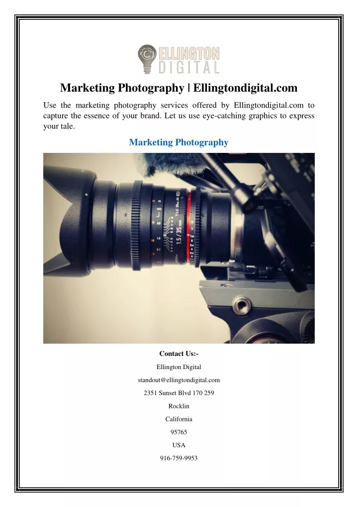 marketing photography ellingtondigital com