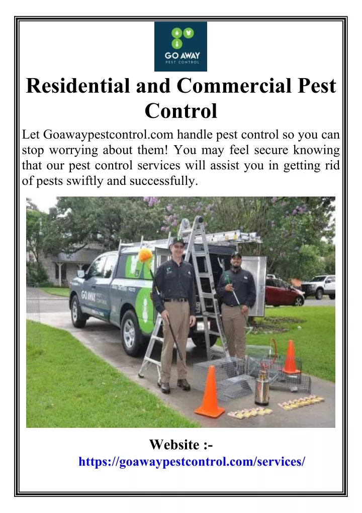 residential and commercial pest control