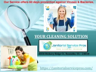 Spotless Solutions Elevating Janitorial Cleaning Services in Roanoke