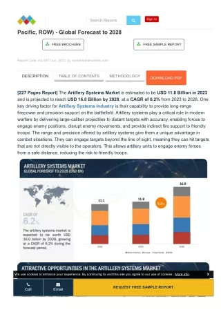 Artillery Systems Market Expected to Witness the Highest Revenue Growth Over Forecast Period From 2023 to 2028