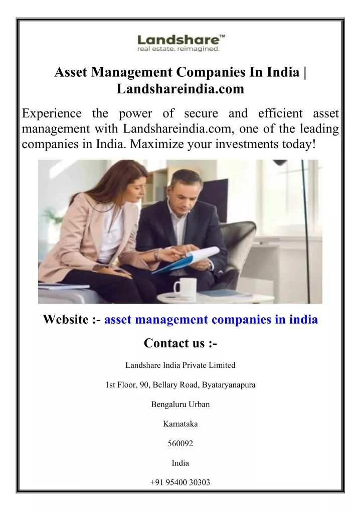 asset management companies in india