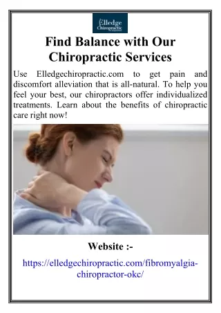 Chiropractors: Your Health Allies