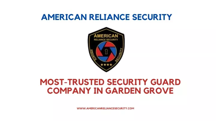 american reliance security