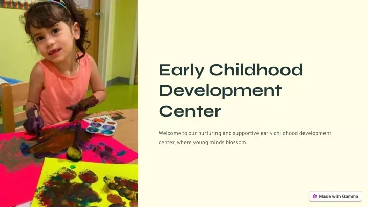 early childhood development center
