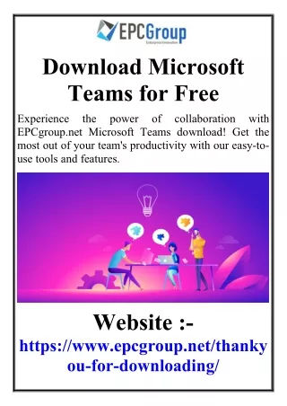 Download Microsoft Teams for Free