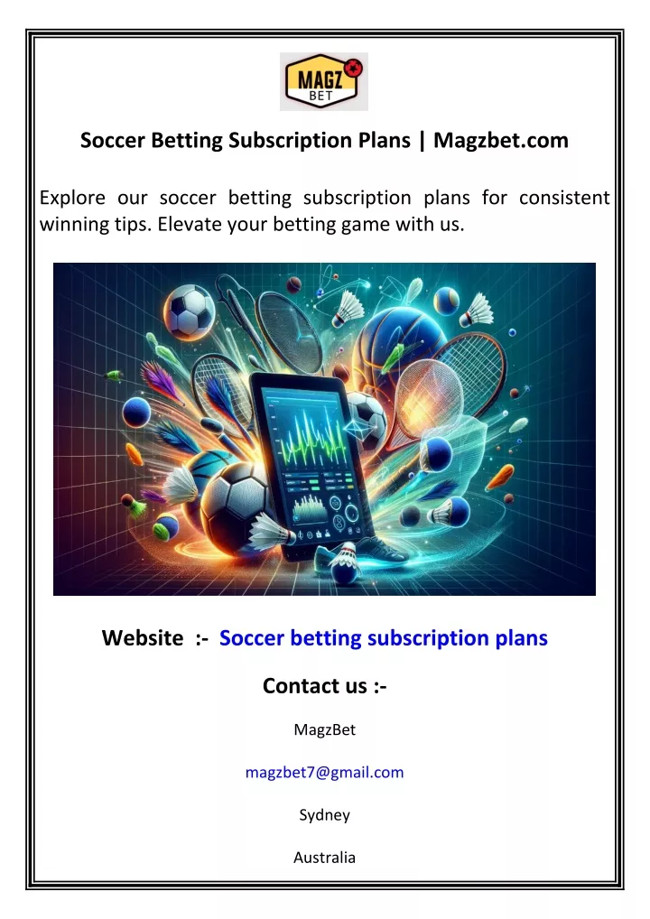 soccer betting subscription plans magzbet com