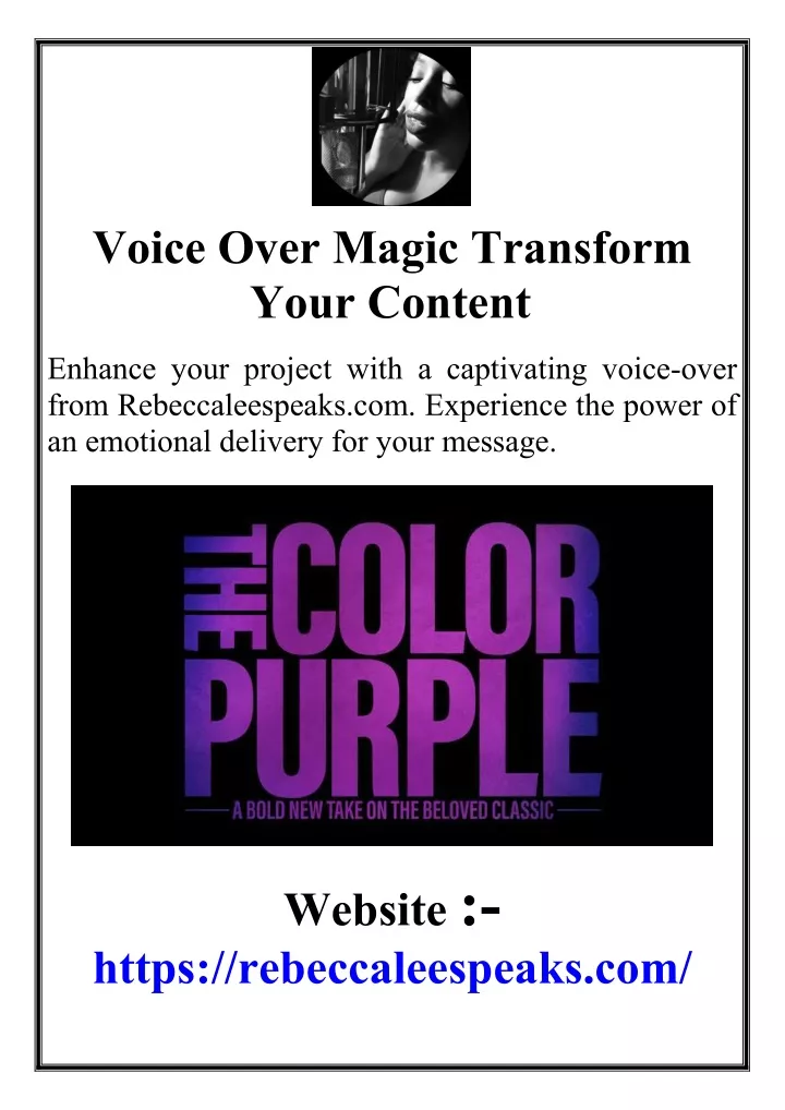 voice over magic transform your content