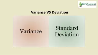 Variance VS Deviation