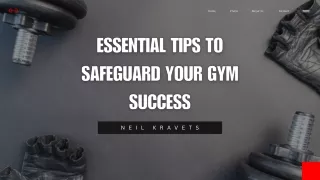 The Road to Fitness: Neil Kravets' Blueprint for Gym Success