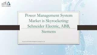 power management system market is skyrocketing schneider electric abb siemens