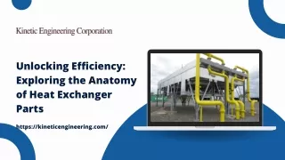 Unlocking Efficiency Exploring the Anatomy of Heat Exchanger Parts