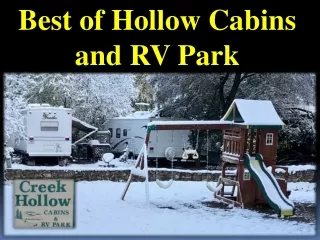 Best of Hollow Cabins and RV Park