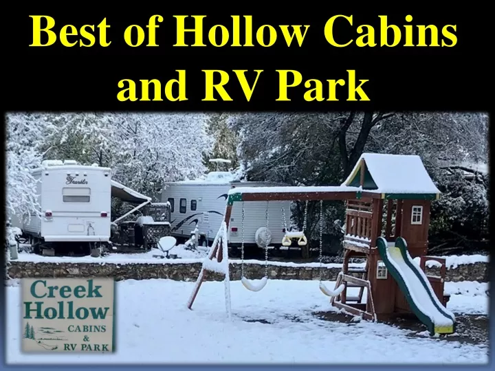 best of hollow cabins and rv park