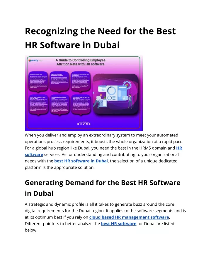 recognizing the need for the best hr software