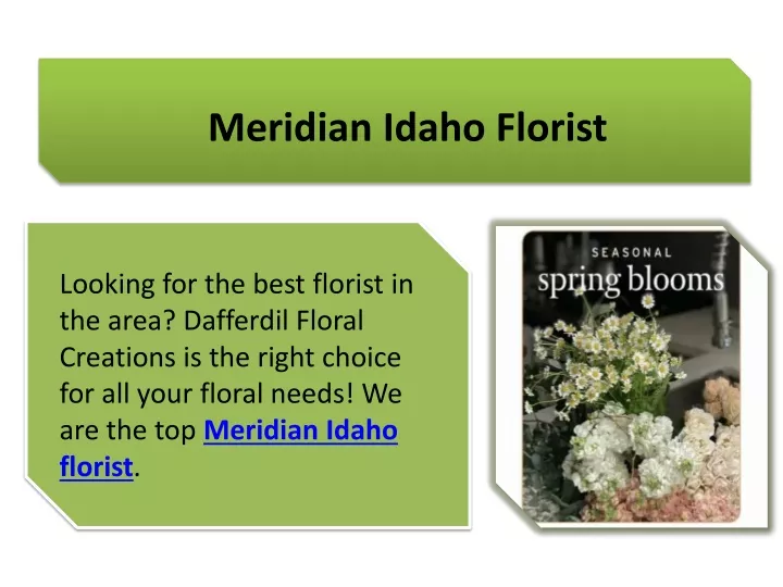 meridian idaho florist