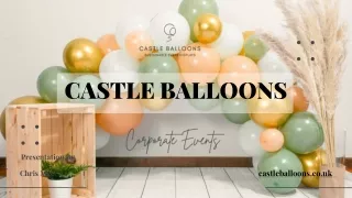 Balloons for Business Events- Castle Balloons