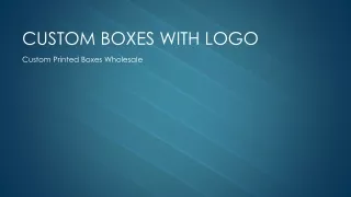 custom boxes with logo