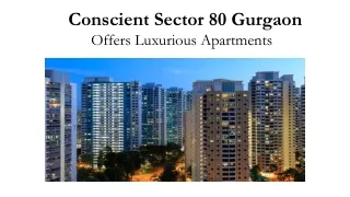 Conscient Sector 80 in Gurgaon E-brochure pdf