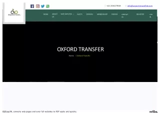 Oxford Transfer Services