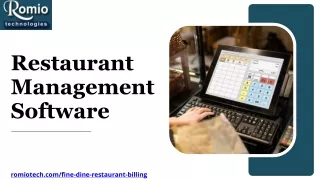 Best restaurant pos software