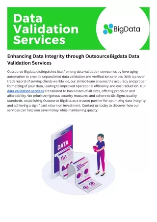 Validate Your Data with Precision Data Validation Services