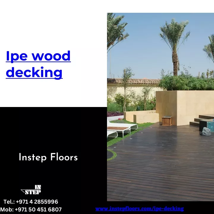 ipe wood decking