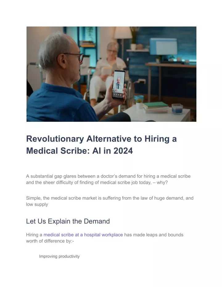 revolutionary alternative to hiring a medical