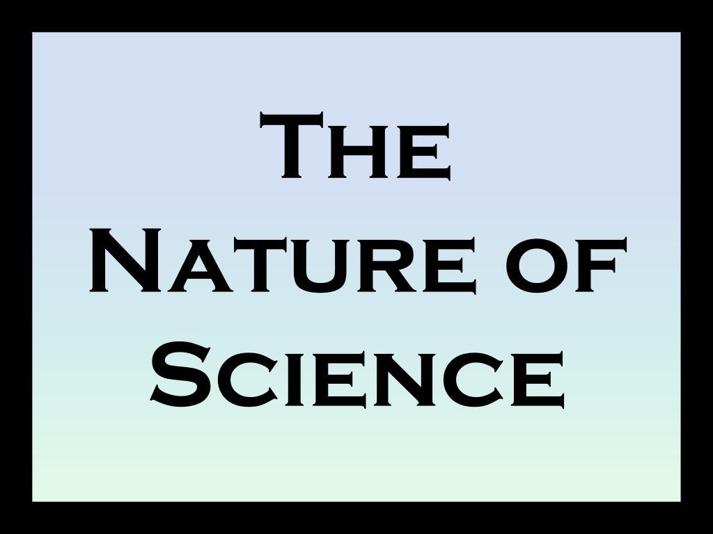 Exploring the Nature of Science in Climate Science and Crime Investigations
