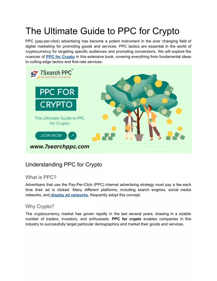 the ultimate guide to ppc for crypto