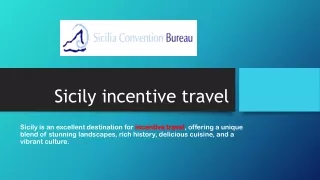Sicily incentive travel