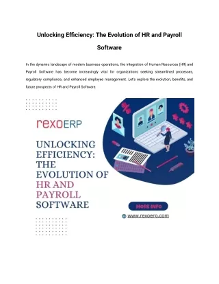 Unlocking Efficiency_ The Evolution of HR and Payroll Software