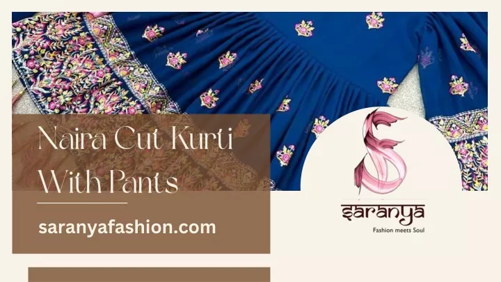 naira cut kurti with pants