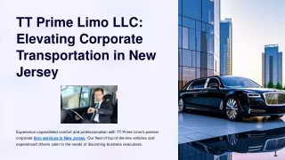 Executive Travel: TT Prime Limo LLC's Corporate Limo NJ